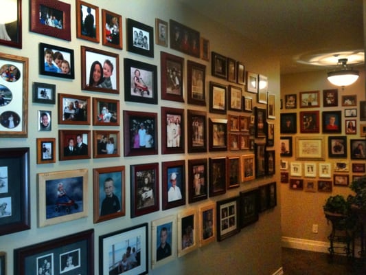 family wall collage