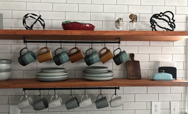 Open Shelving for Kitchen