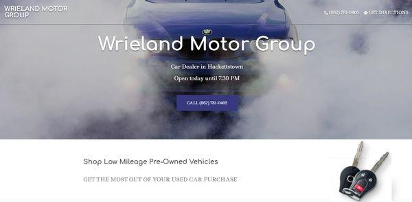 Get A Great Deal On A Low Mileage Select Pre-Owned Vehicle.  wrieland.com