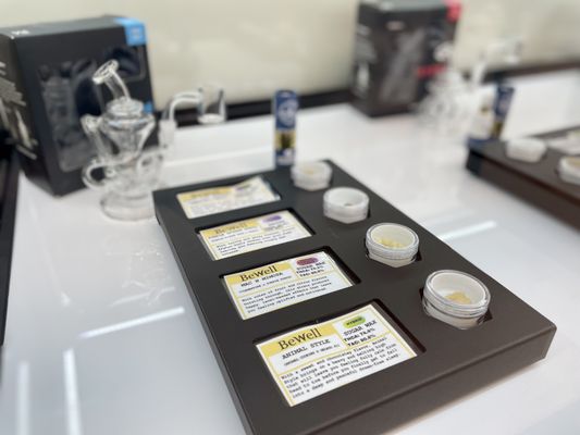 Concentrates on display daily