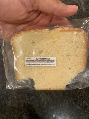 Butter Pound cake which is the regular