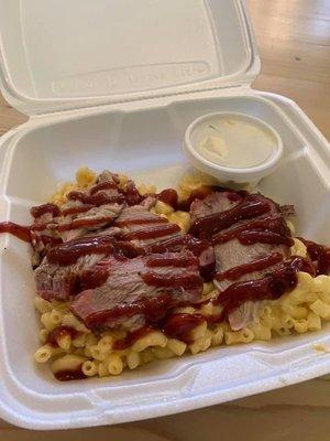 Smoked Brisket Macaroni and cheese!