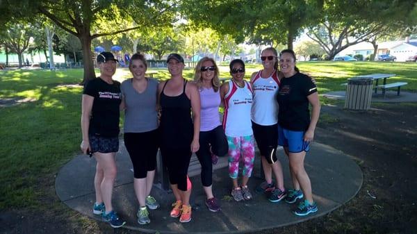 Women's Running Team Wednesday night strength workout.