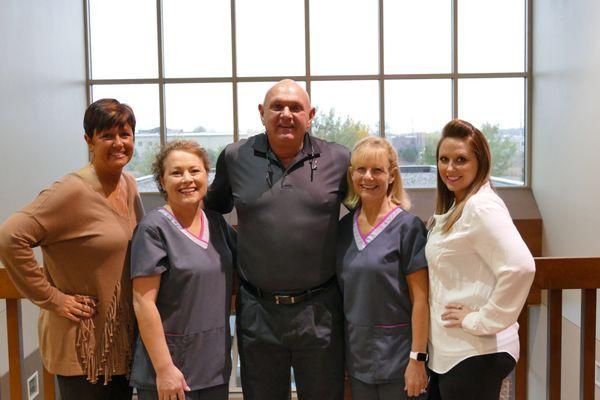 Dr. Randy Shoup
 Hygienist- Sharon, Lisa- Dental Assistant
 Amy- Financial Coordinator
 Rhonda- Health Relations Coordinator