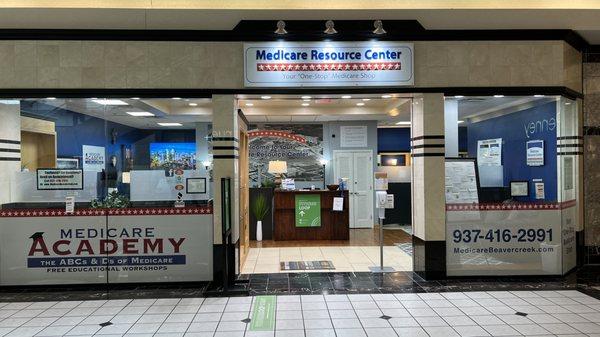 Medicare Resource Center inside the Mall at Fairfield Commons