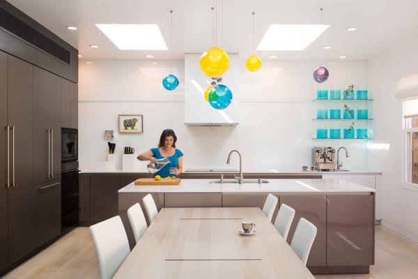 kitchen remodel and custom dining table