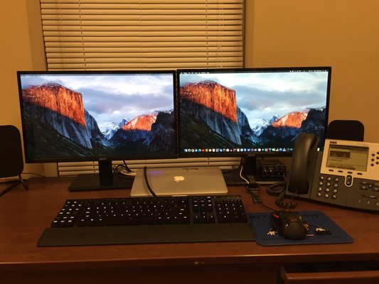 Customer Home Office Setup