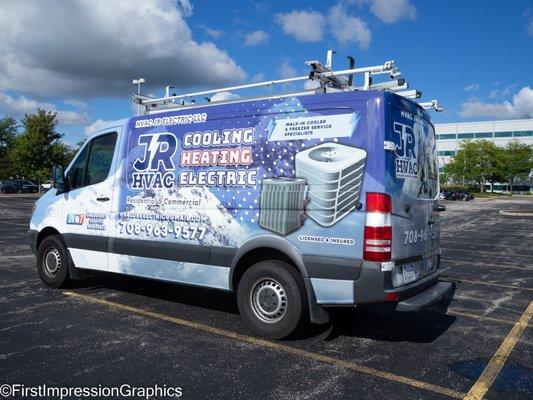 Car Wrap for JR HVAC Libertyville