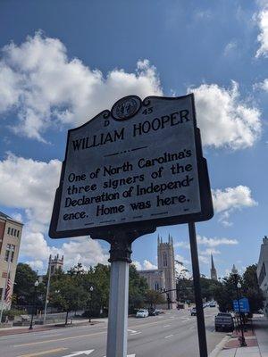 William Hooper Historical Marker