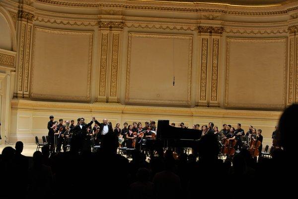 Standing ovation at Carnegie Hall, New York, 2018