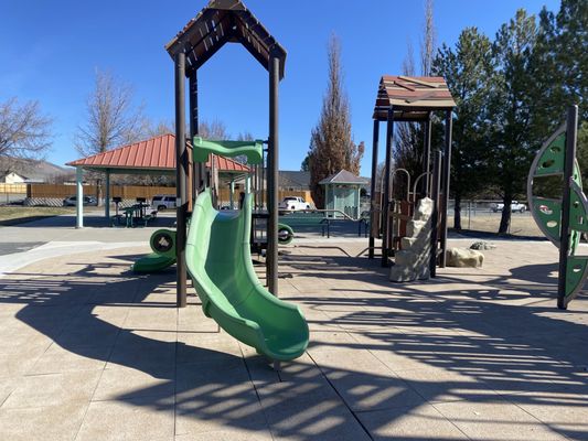 Smaller playground.