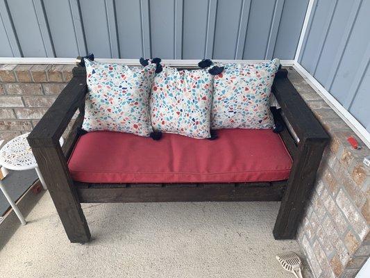 Custom loveseat by Kiper Company