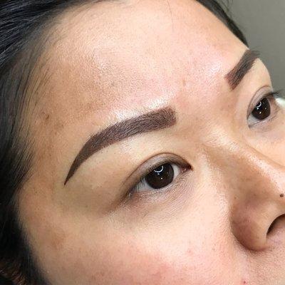 Powder Brows IG & FB @beautymarkedpmu