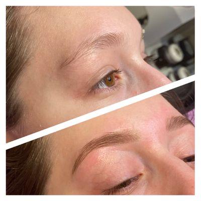 Brow shaping & Brow Tint