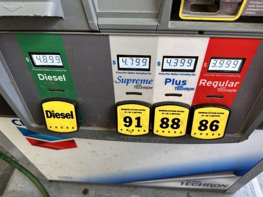 Fuel prices as of 6/13/2023