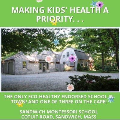 The only eco-friendly school in Sandwich and one of three in the entire Cape!