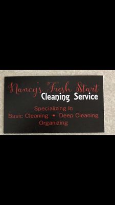 Nancy’s Fresh Start Cleaning Services