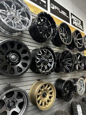 Wheels on display