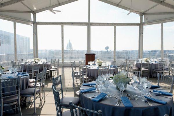 Dinner on 20F st rooftop