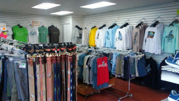 We have a whole large section dedicated to clothing up to 40% off all the time!