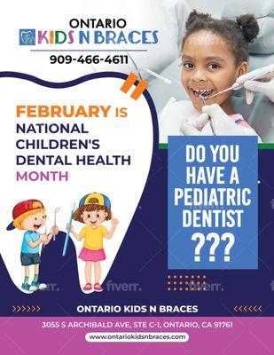 February is National Children's Dental Health Month