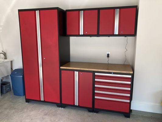 Garage Cabinet Installation