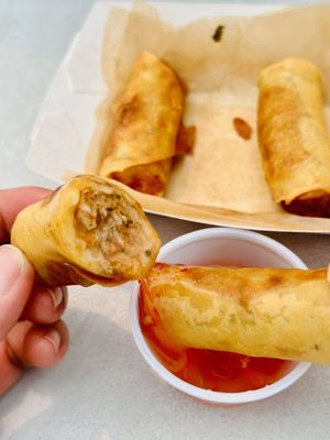 Crispy BBQ Egg Roll