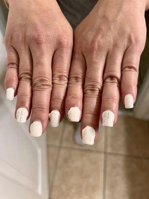 Gel manicure already coming off after a week of getting done