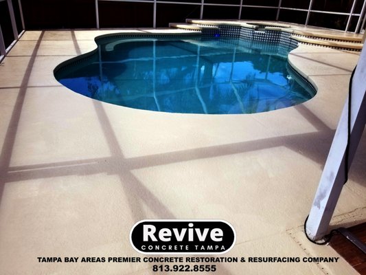 Pool deck restoration