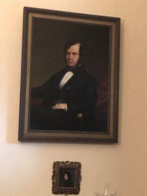 Portrait of Alexander Ramsey. And Mrs Ramsey below.