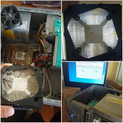 Desktop Computer Motherboard / Heatsink Dust Removal (Overheating Issue)