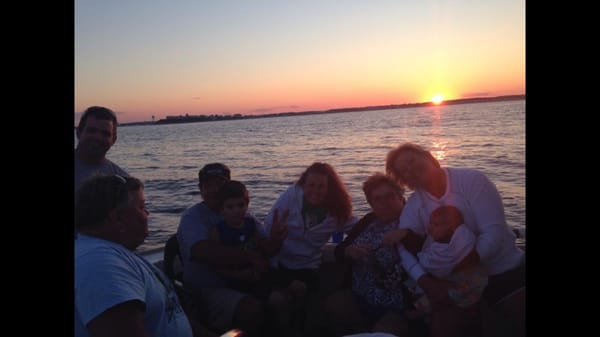 Sunset cruises off Hampton Beach