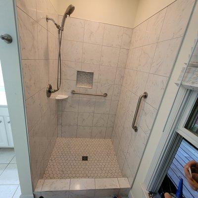 Custom showers