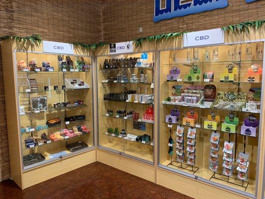 CBD oils, edibles, flower & bud, vapes, and more.