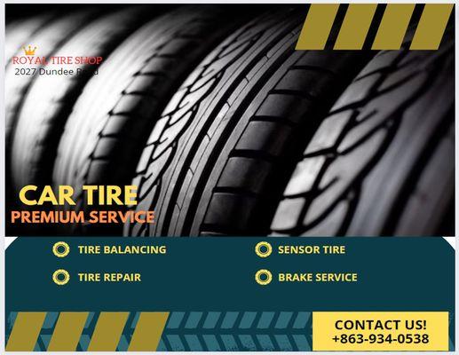 Royal Tire Shop we are here to serve you‼