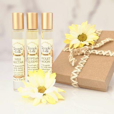 3 pack Egyptian perfume oils. Limited batch for Spring/Summer scents.