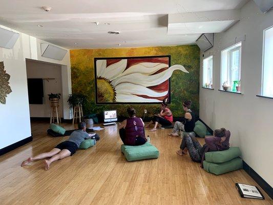 Teacher Training weekend at the Inspired Yoga studio.