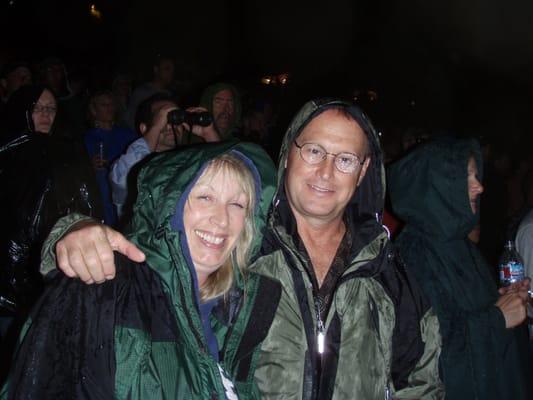 A (great) rainy night at Red Rocks