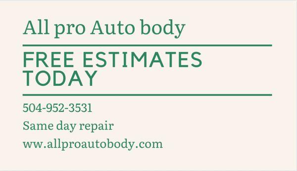 All Pro Auto Body