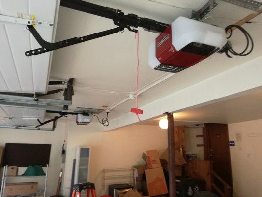 garage door opener belt drive with battery backup and WiFi from Lift Master