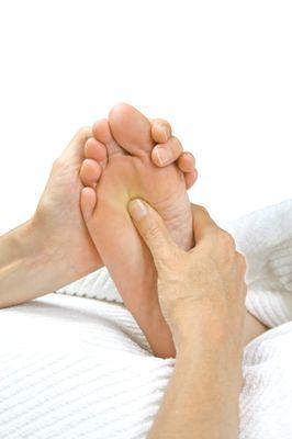 Foot, hand and Ear reflexology is available at Blue Chamomile