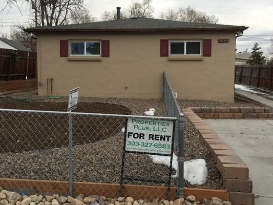 A perfect example of a quality duplex available for rent in Denver at $1100 a side. Updated, modern 2bed/1bath units.