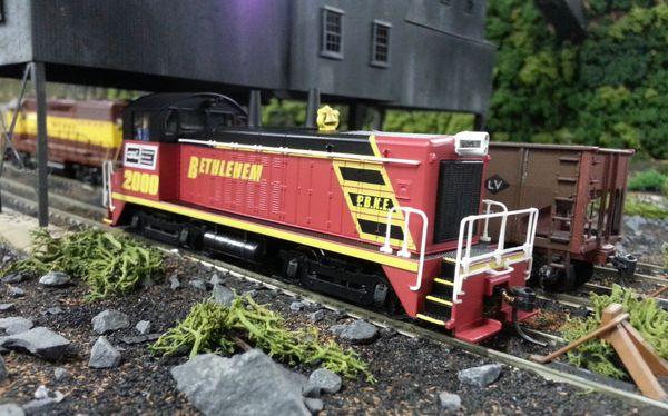 Photos of the train display at the Black Diamond.   All aboard!