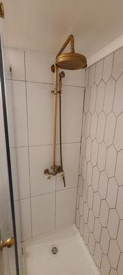 Downtown Durham luxury shower conversion