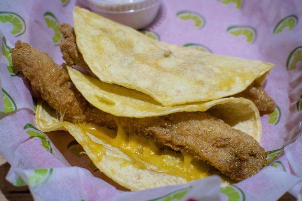 Fish Tacos in corn tortilla