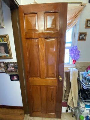 After Clear coat was added on old door.