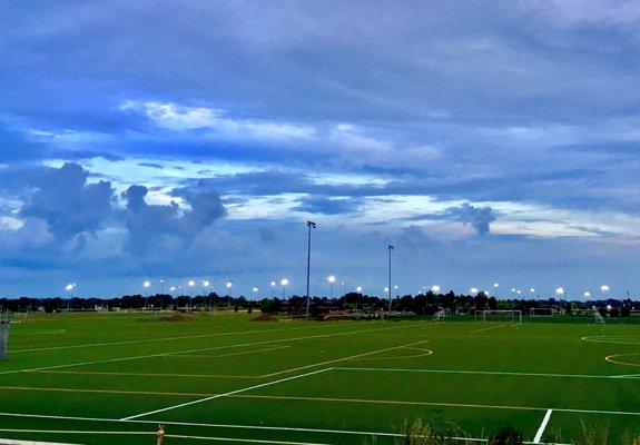 New soccer field - looks spectacular!