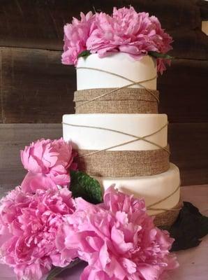 A Wedding cake from Sweet Matriarch Bakery.