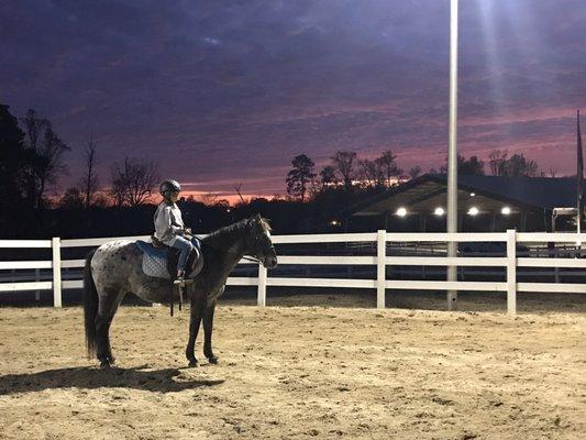 Lesson at Sunset