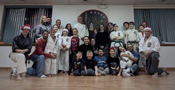 Christmas fun at the dojo